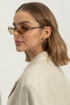 Jacquemus BRĄZOWY Okulary przeciwsłoneczne `Bambino`