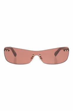 Jacquemus BRĄZOWY Okulary przeciwsłoneczne