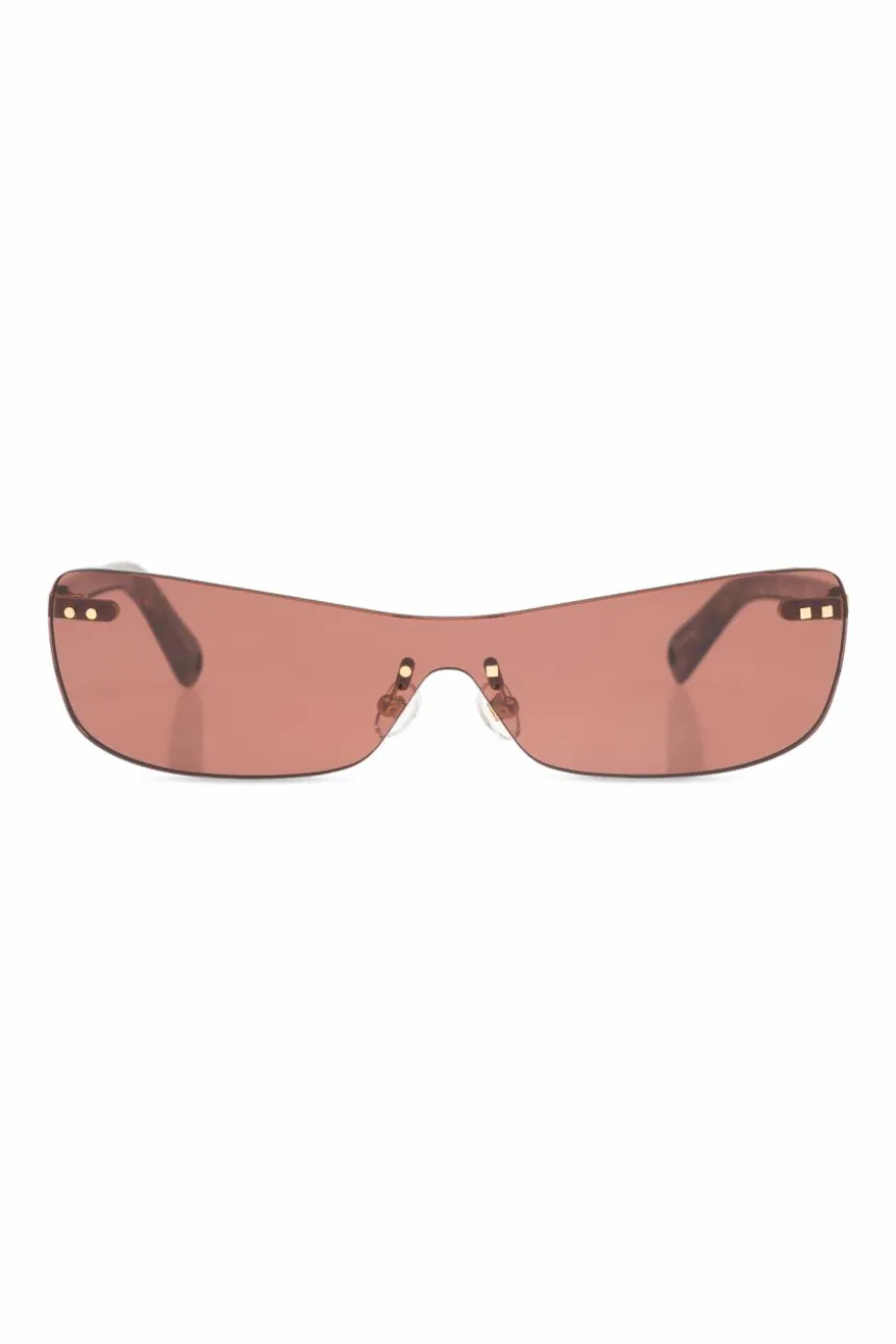 Jacquemus BRĄZOWY Okulary przeciwsłoneczne