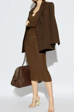 Jacquemus BRĄZOWY Spódnica ‘Pralu’