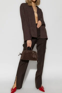 Jacquemus BRĄZOWY Spodnie `Tibau`