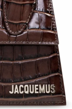 Jacquemus BRĄZOWY Torba do ręki `Le Chiquito Moyen`