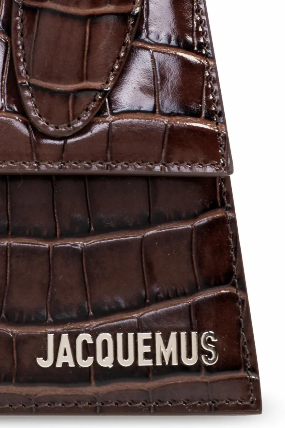 Jacquemus BRĄZOWY Torba do ręki `Le Chiquito Moyen`