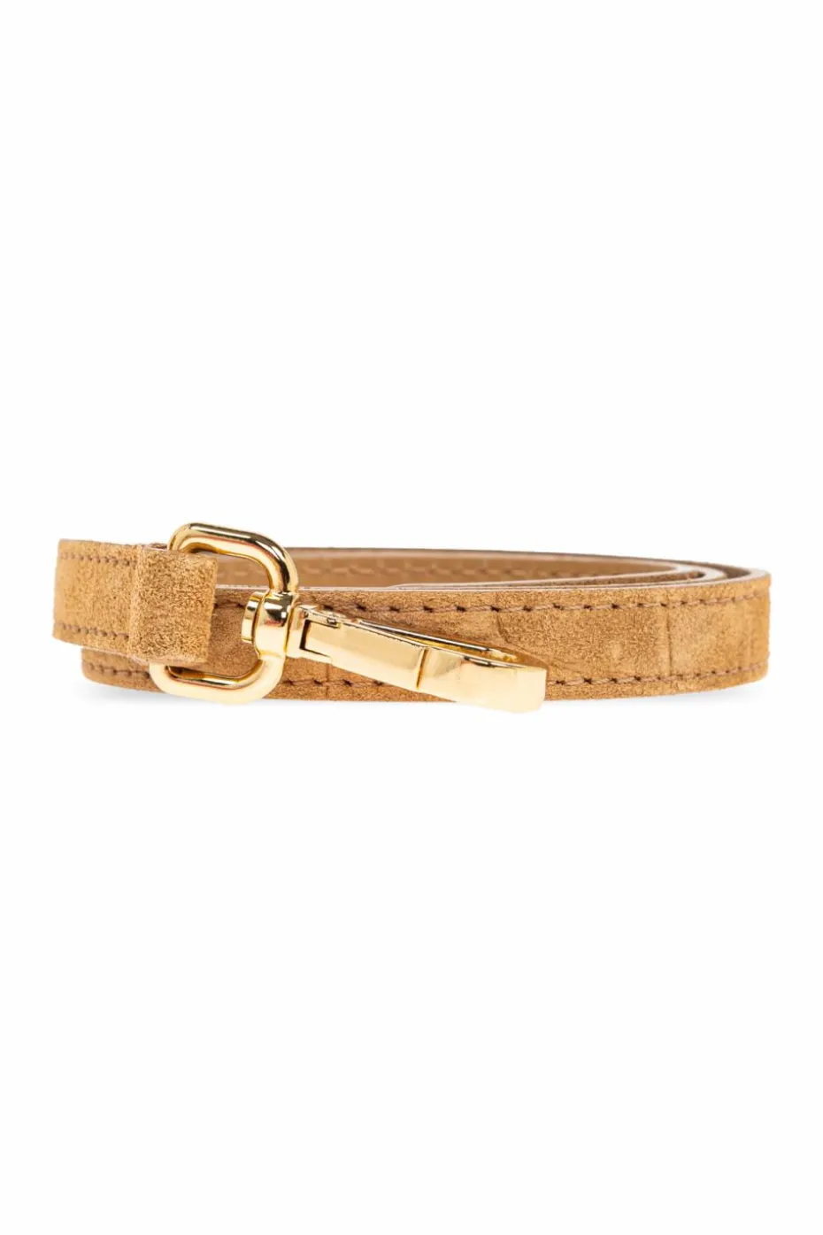 Jacquemus BRĄZOWY Torba do ręki `Le Chiquito Moyen Boucle`