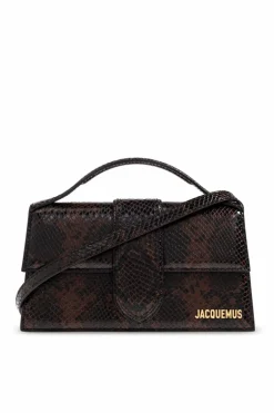 Jacquemus BRĄZOWY Torba do ręki `Le Grand Bambino`