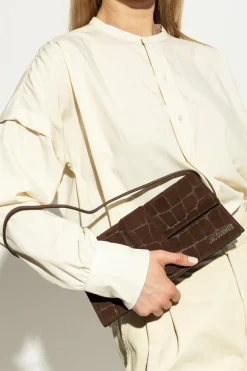 Jacquemus BRĄZOWY Torba na ramię `Le Bambino Long`