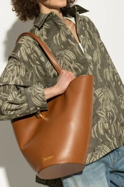 Jacquemus BRĄZOWY Torba The Medium Bambola`