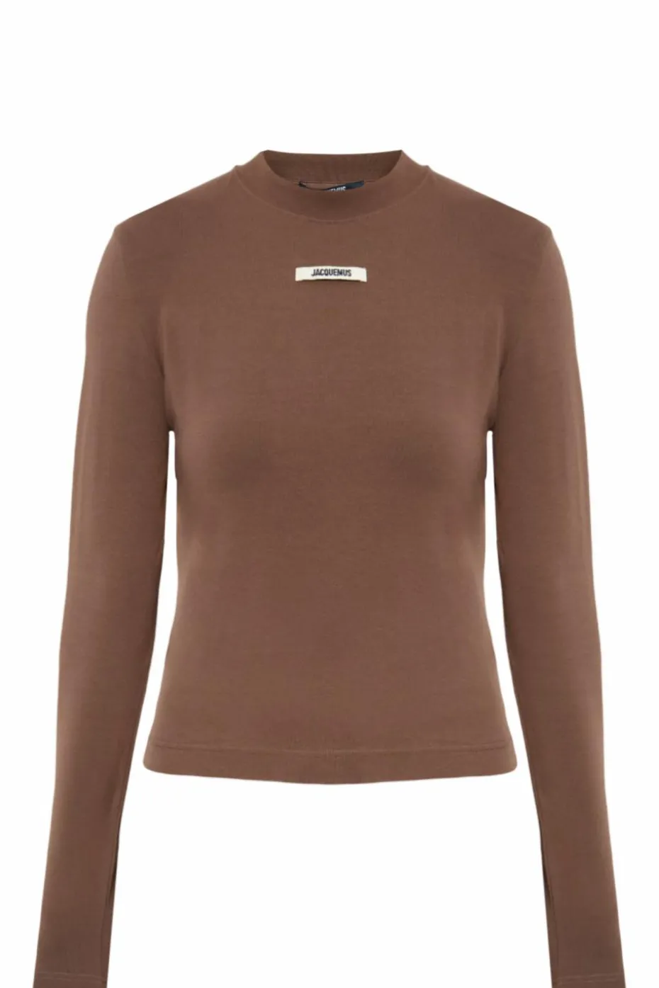 Jacquemus BRĄZOWY T-shirt z długimi rękawami