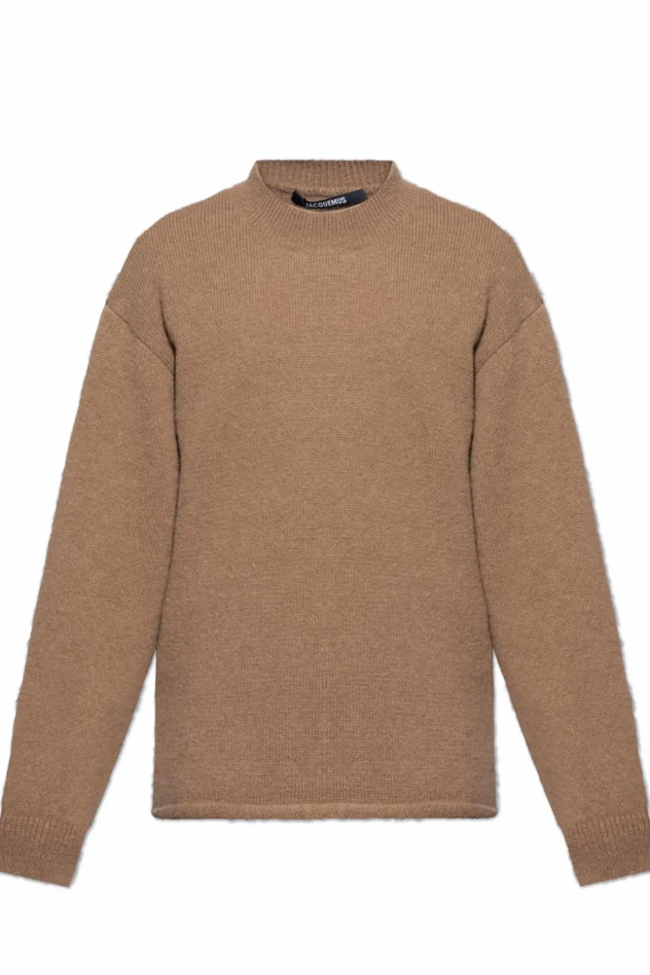 Jacquemus BRĄZOWY Wełniany sweter