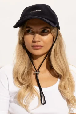 Jacquemus CZARNY Czapka z daszkiem