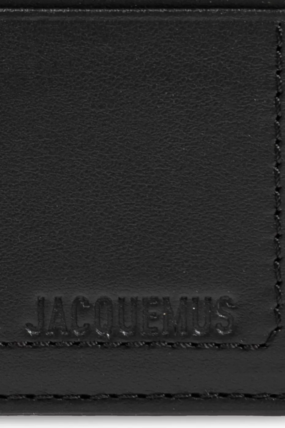 Jacquemus CZARNY Etui na karty z brelokiem