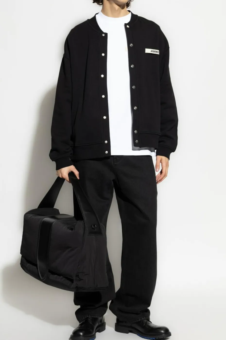 Jacquemus CZARNY Jeansy z logo