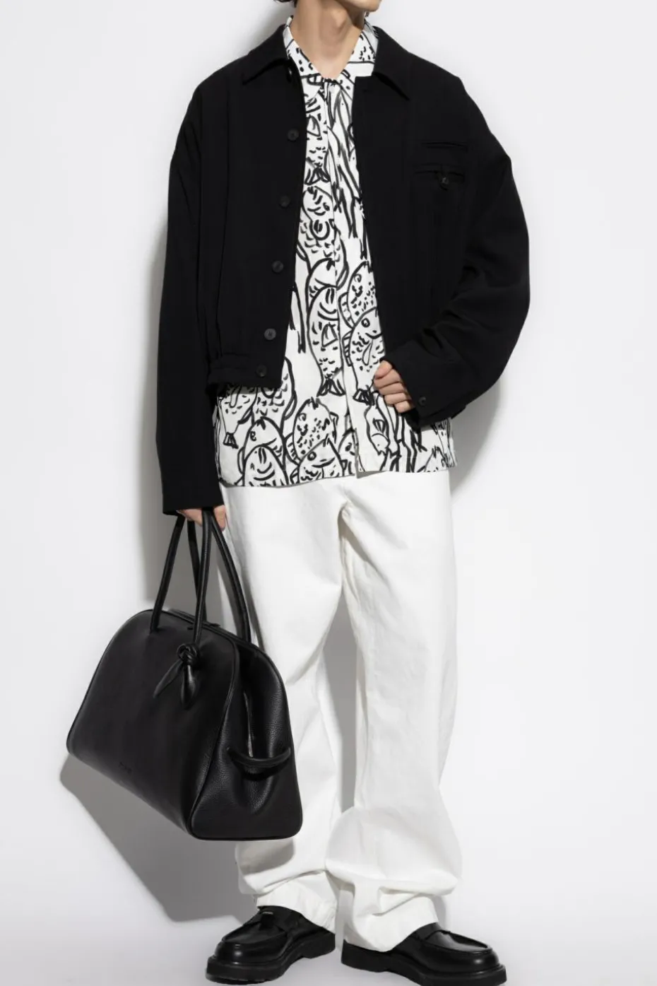 Jacquemus CZARNY Koszula `Aloe`