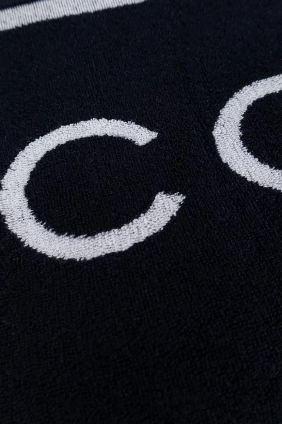 Jacquemus CZARNY Ręcznik z logo
