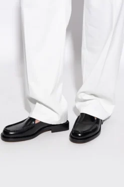 Jacquemus CZARNY Skórzane buty typu `loafers`
