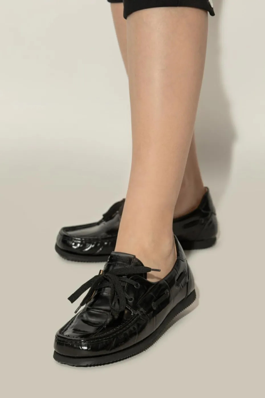 Jacquemus CZARNY Skórzane buty `Les Batto`