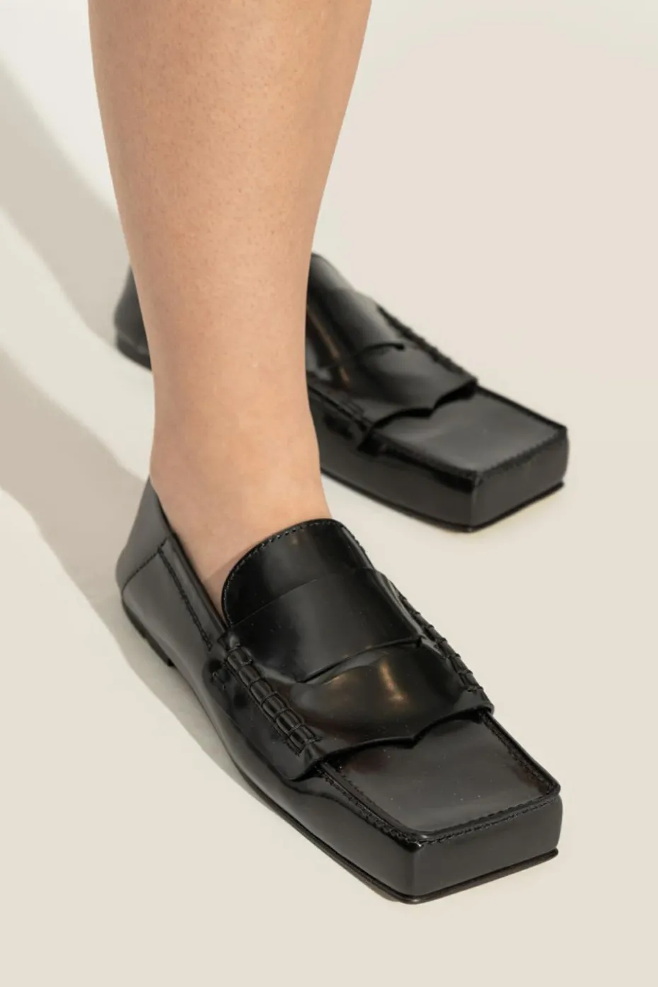 Jacquemus CZARNY Skórzane buty `Carre`