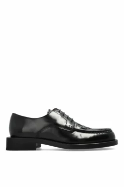 Jacquemus CZARNY Skórzane buty `Les Derbies Tresses`