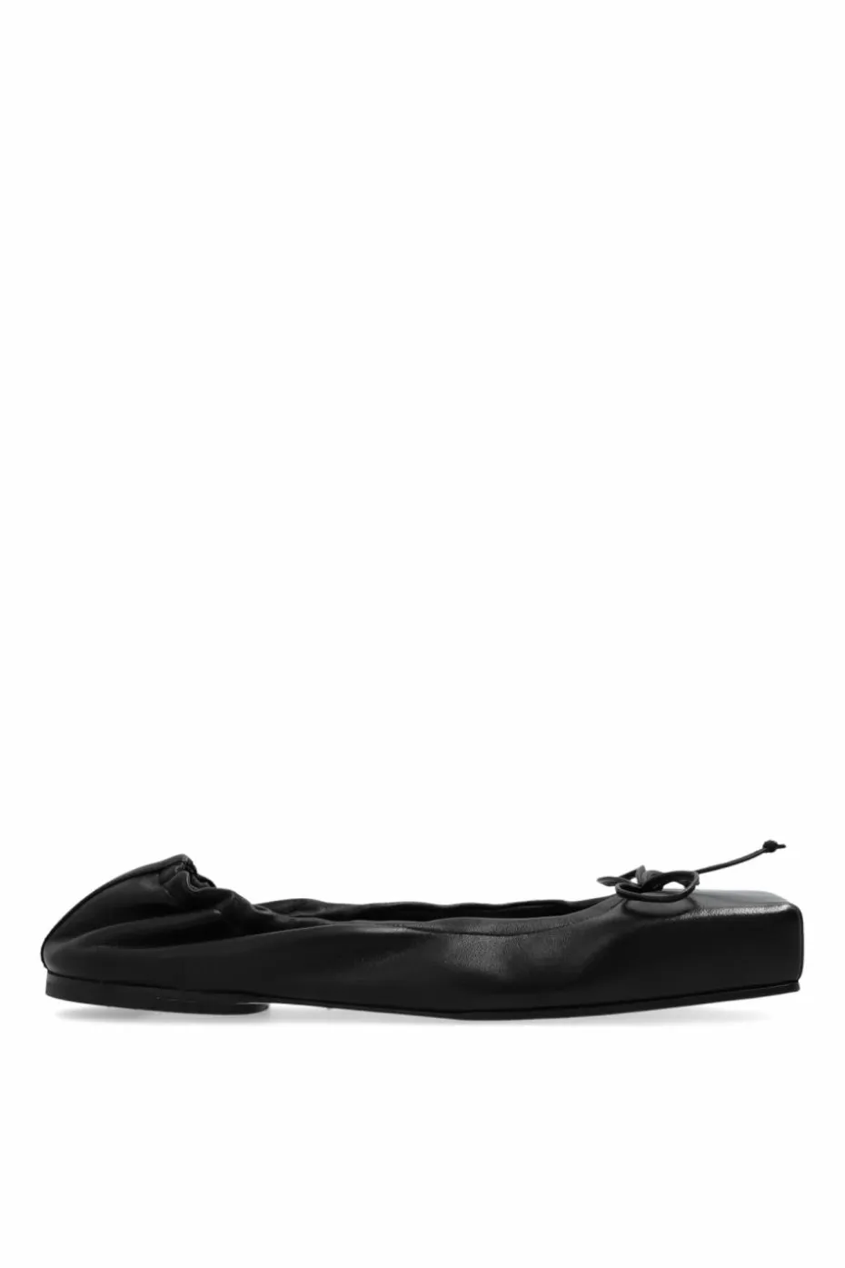 Jacquemus CZARNY Skórzane baleriny
