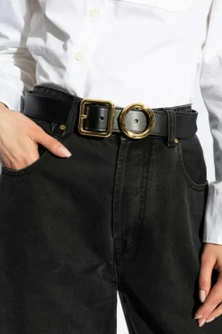 Jacquemus CZARNY Skórzany pasek