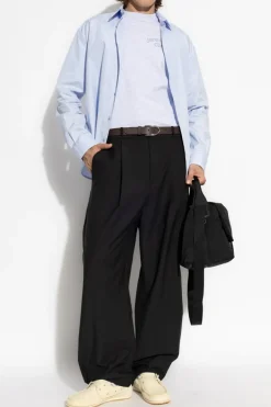 Jacquemus CZARNY Spodnie z zaszewkami