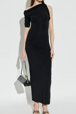 Jacquemus CZARNY Sukienka `Drapeado`