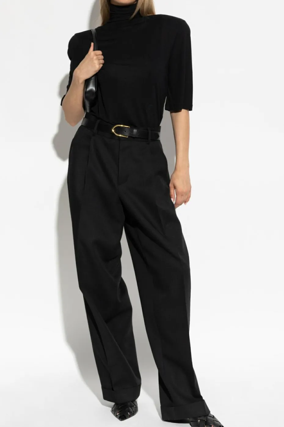 Jacquemus CZARNY Top `Spallina`