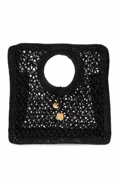Jacquemus CZARNY Torba do ręki `Le Petit Carre Spiaggia`