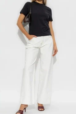 Jacquemus CZARNY T-shirt z logo