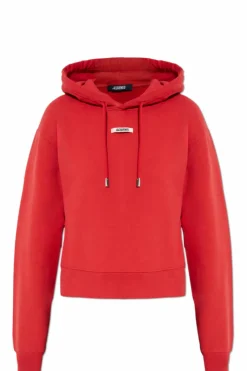 Jacquemus CZERWONY Bluza z logo