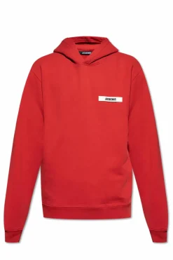Jacquemus CZERWONY Bluza z logo