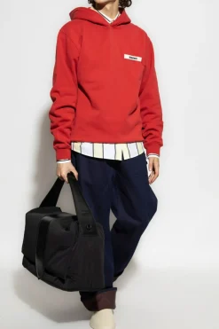 Jacquemus CZERWONY Bluza z logo