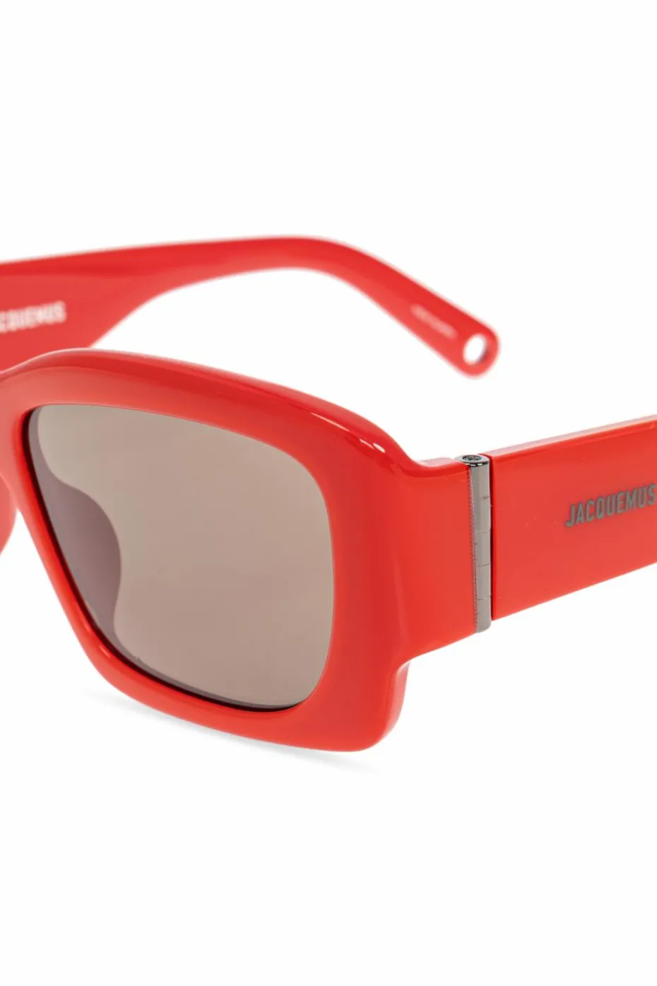 Jacquemus CZERWONY Okulary przeciwsłoneczne