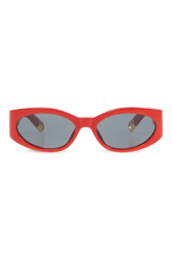 Jacquemus CZERWONY Okulary przeciwsłoneczne