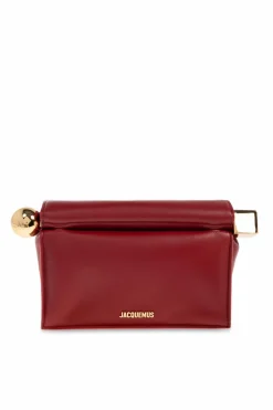 Jacquemus CZERWONY Torba do ręki `La Pochette Rond`