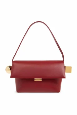 Jacquemus CZERWONY Torba na ramię `Le Rond Carre`