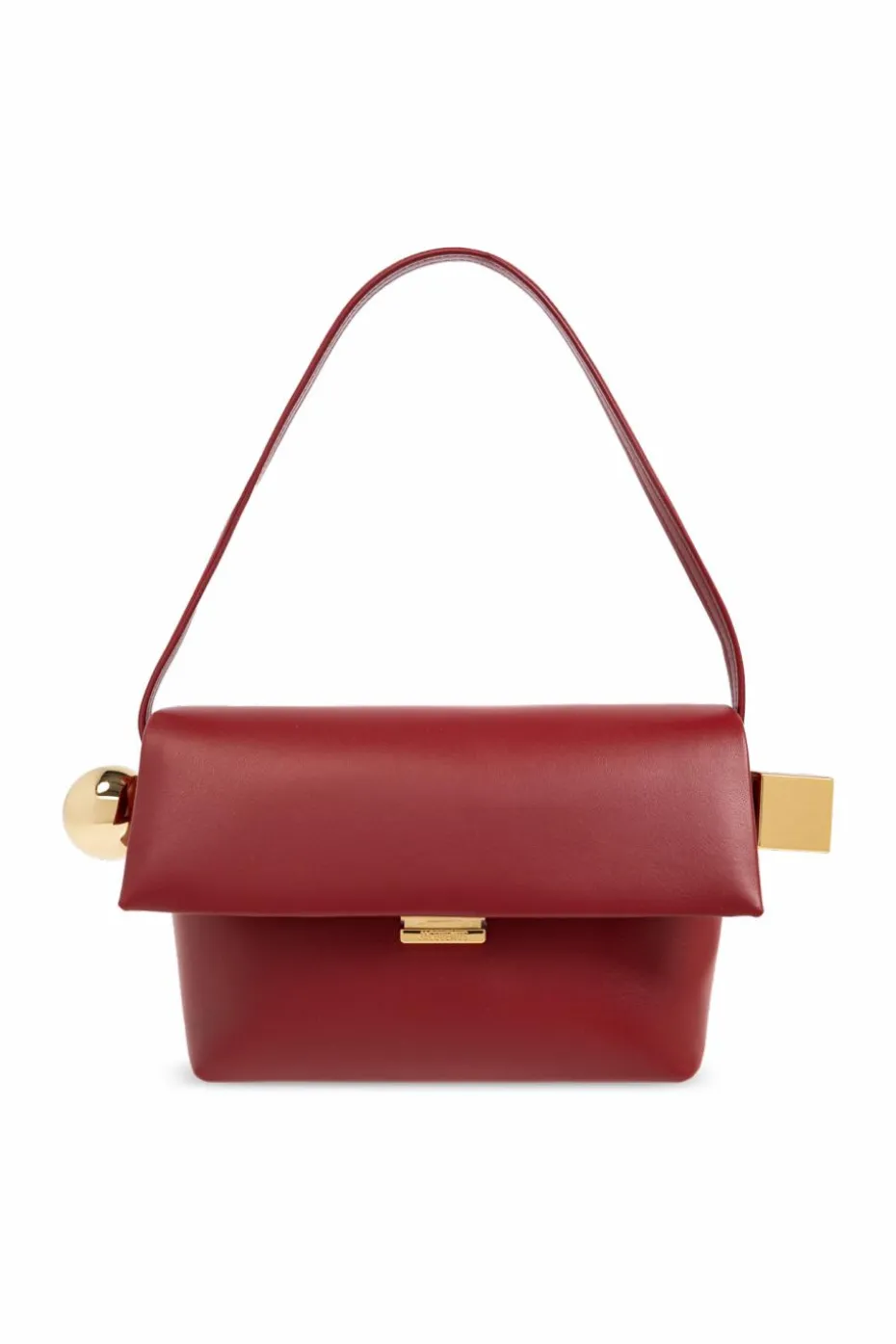 Jacquemus CZERWONY Torba na ramię `Le Rond Carre`