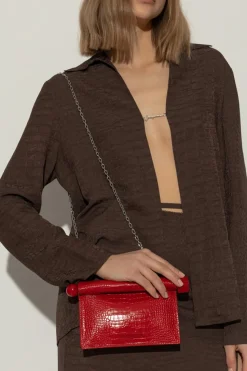Jacquemus CZERWONY Torba do ręki `Le Petite Pochette Rond`