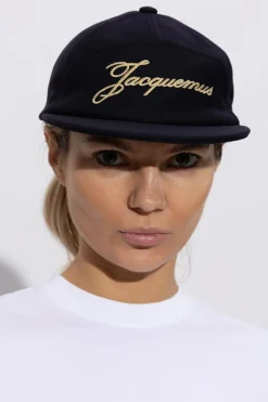 Jacquemus GRANATOWY Czapka z daszkiem