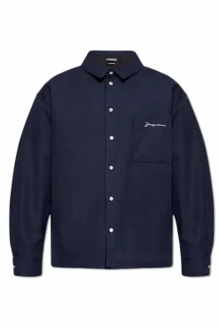 Jacquemus GRANATOWY Kurtka ‘Boulanger’