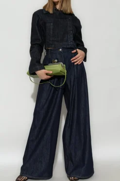 Jacquemus GRANATOWY Kurtka `Marino`