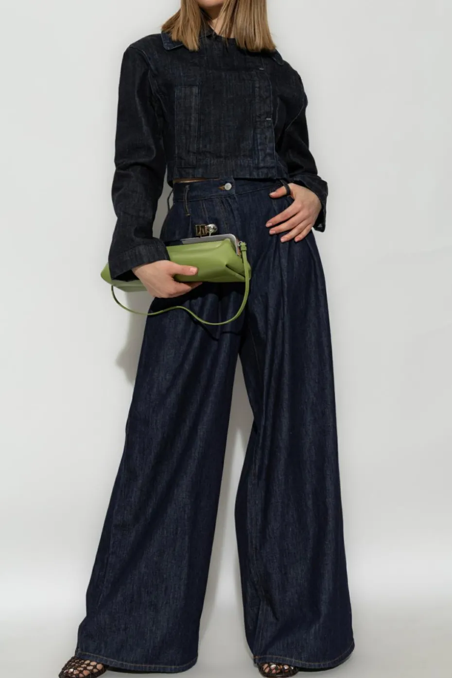 Jacquemus GRANATOWY Kurtka `Marino`