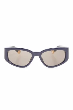Jacquemus GRANATOWY Okulary przeciwsłoneczne
