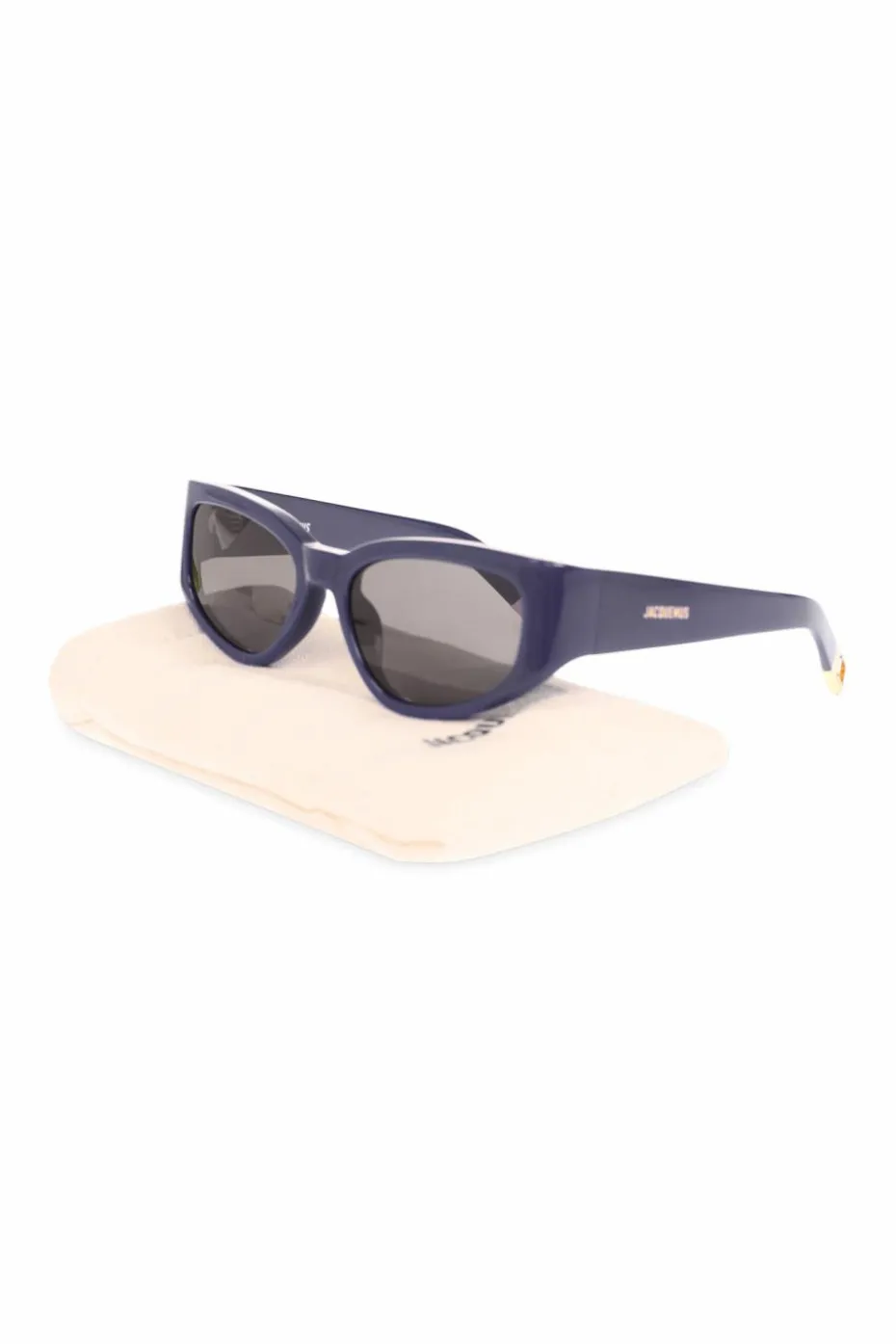 Jacquemus GRANATOWY Okulary przeciwsłoneczne