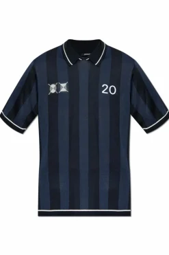 Jacquemus GRANATOWY Polo ze wzorem