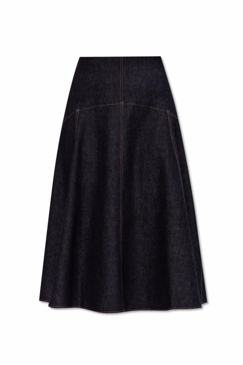 Jacquemus GRANATOWY Spódnica jeansowa