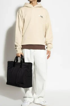 Jacquemus kremowy Bluza z logo