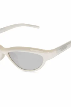 Jacquemus kremowy Okulary przeciwsłoneczne