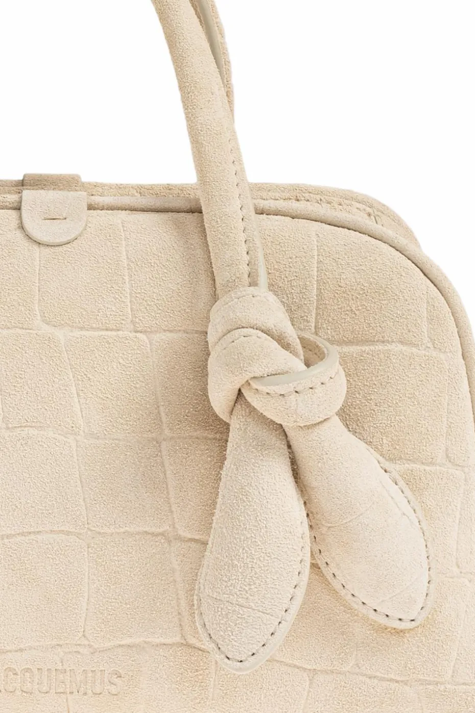 Jacquemus kremowy Torba do ręki