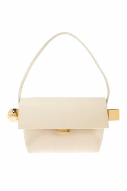 Jacquemus kremowy Torba na ramię `Le Rond Carre`